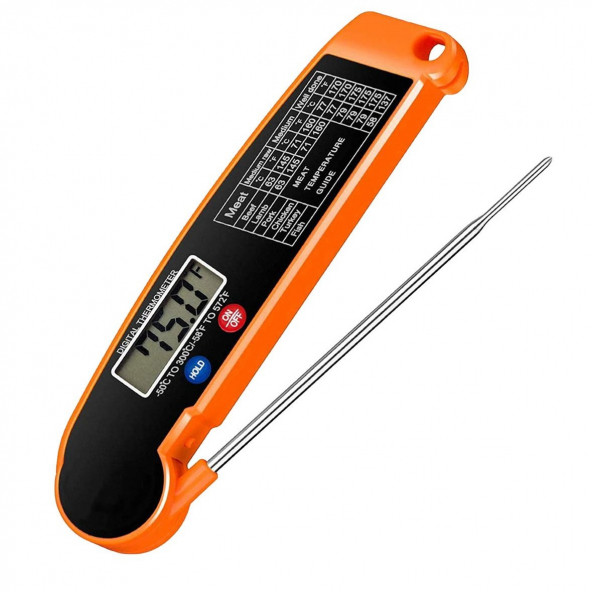 Katlanır Dijital Şiş Termometre -50+300C - 3