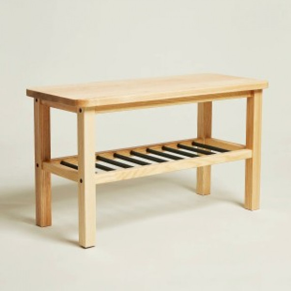 Woodensa Ahşap Ayakkabılık ,Ahşap Bank Bench WDN845