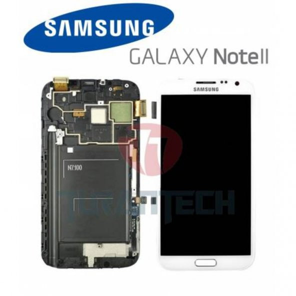 Samsung Galaxy Note 2 N7100 Lcd Ekran Dokunmatik (549429839)