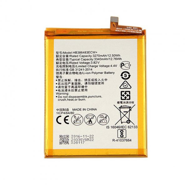 Huawei Gr5 2017 Gr 5 2017 Hb386483Ecw+ Pil Batarya
