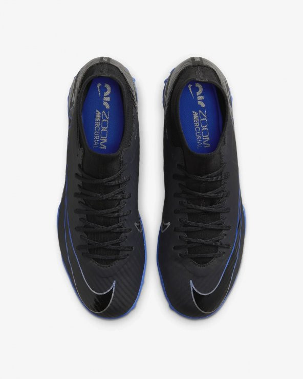 Nike Zoom Mercurial Superfly 9 Academy Tf Erkek Siyah Halı Saha Ayakkabısı DJ5629-040 - 6