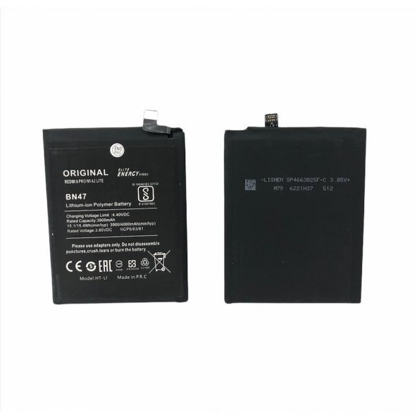 Xiaomi Redmi 6 Pro Bn47 Batarya Pil