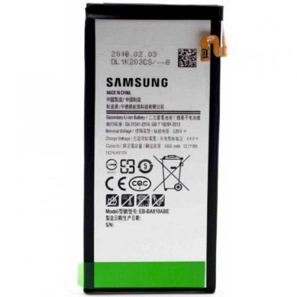 Samsung Galaxy A8 2016 A810 Batarya Pil