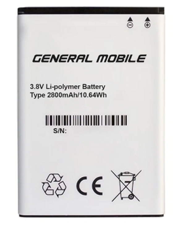 General Mobile Gm 6 Ds Batarya 2800 Mah