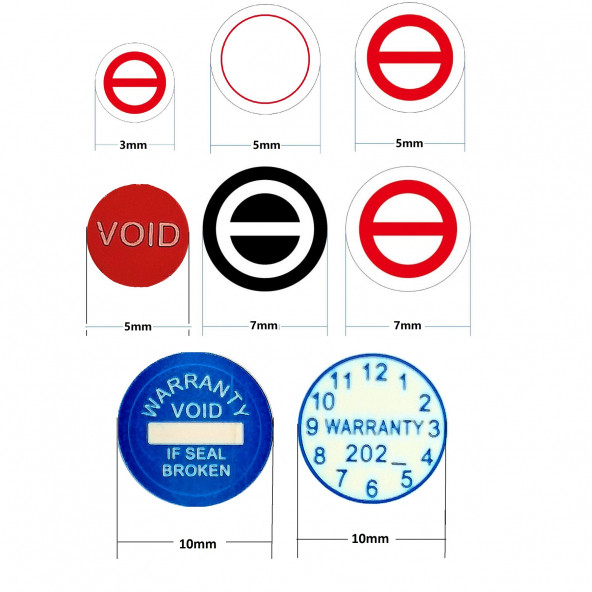 Yate10 800 Adet Set 3-10mm Vida,Tarih,Garanti Etiketi Seti