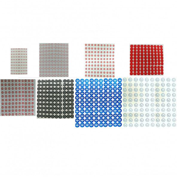 Yate10 800 Adet Set 3-10mm Vida,Tarih,Garanti Etiketi Seti - 3