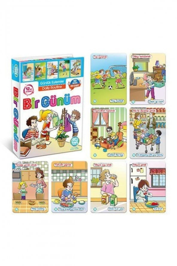 Eğtici Kartlar-50 Görselden Oluşan Bir Günüm Görsel Set - 3