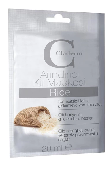 Claderm Kil Maskesi 20 ml Sachet – Rice ürün görseli
