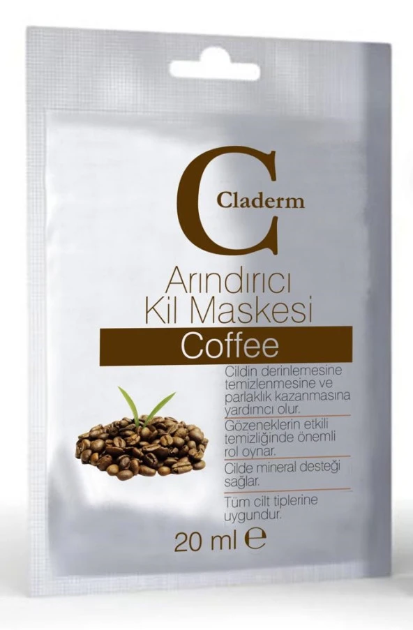 Claderm Kil Maskesi 20ml Sachet - Coffee