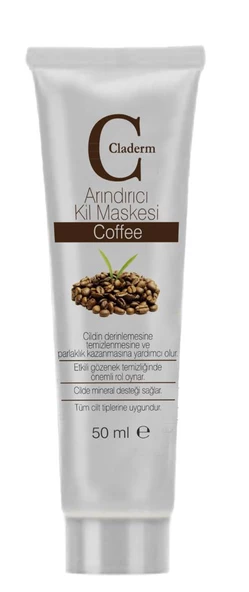 Claderm 50 ml Kil Maskesi - Coffee