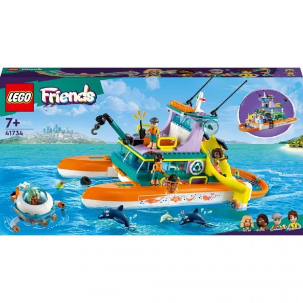 Lego Friends Deniz Kurtarma Teknesi 41734 Lisanslı Ürün - 3
