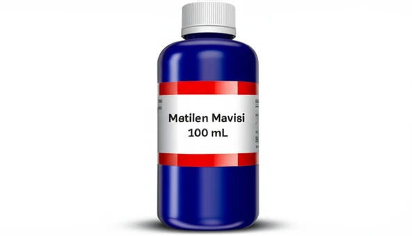 Metilen Mavisi 100 mL (Sıvı Form) / Methylene Blue 100 mL / HDPE Şişe / Yüksek Kaliteli / Zurih Lab - 1