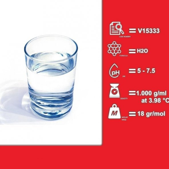 Saf Su 5 Litre - Distile Saf Su - 3