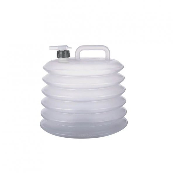 Katlanır Bidon 10 Litre Plastik Damacana - BPA İçermez - Kapak ve Musluk Aparatlı