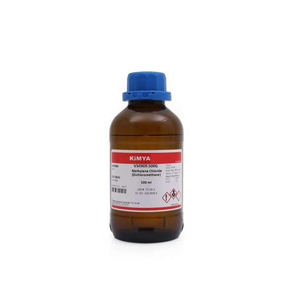 Metilen Klorür 500 mL - Diklorometan (Saflık: % 99,9)