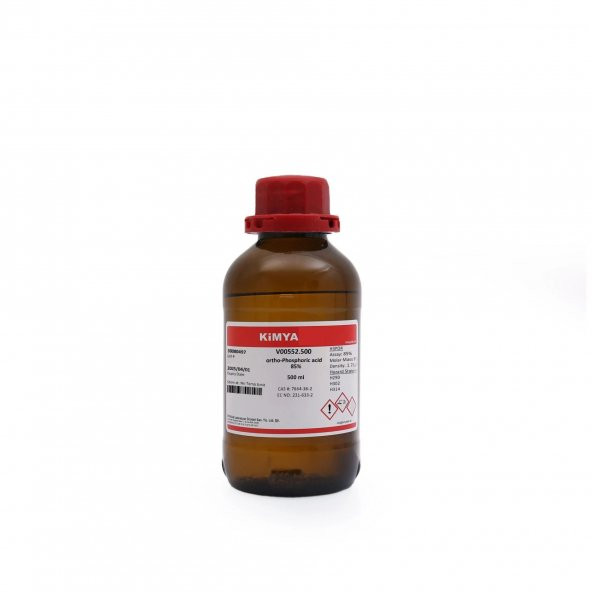 Orto-Fosforik Asit (Saflık : %85) - 500 mL Cam Şişe