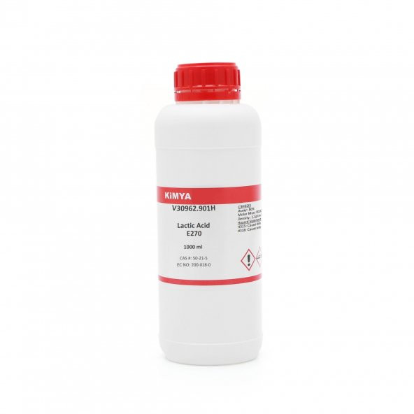 Laktik Asit 1 Litre - Saflık : %80 - (CAS No: 50-21-5)