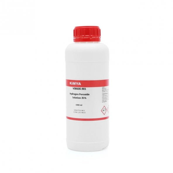 Hidrojen Peroksit Çözeltisi 1 Litre - Saflık: %35 - (Cas No: 7722-84-1)