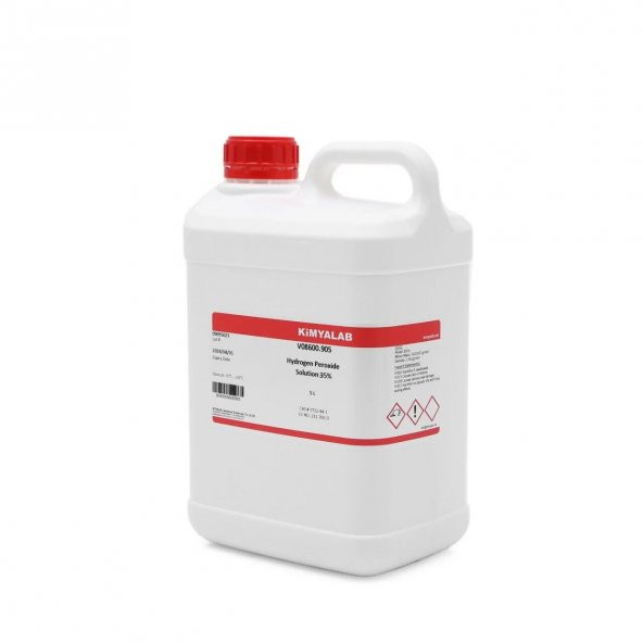 Hidrojen Peroksit Çözeltisi 5 Litre - Saflık: %35 - (Cas No: 7722-84-1)