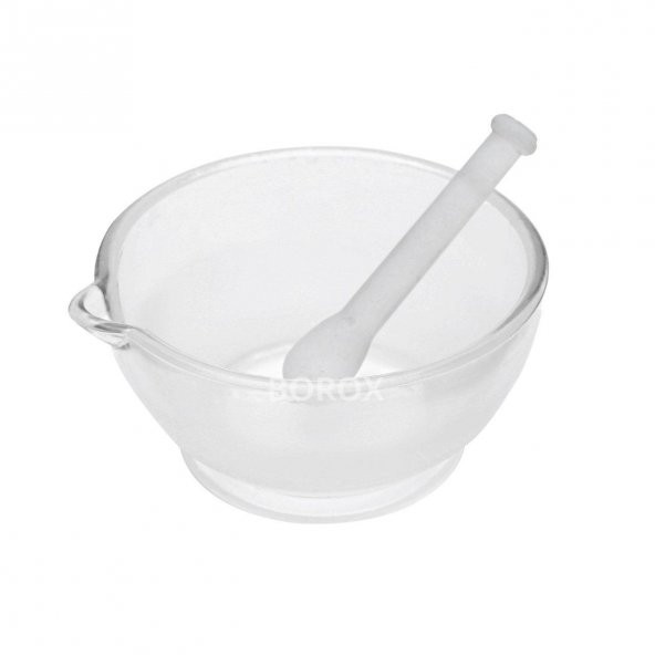 Cam Havan Tokmaklı 150 mm - Havan ve Eli - 1 Set Paket - Isı ve Kimyasala Dayanıklı ürün görseli