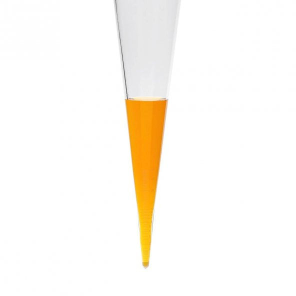 Cam İmhoff Sedimentasyon Hunisi 1000 ml -  Küt Uçlu - 100 Borosilikat - 0-40 ml Taksimatlı