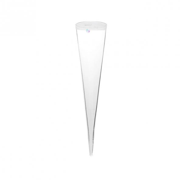 Cam İmhoff Sedimentasyon Hunisi 1000 ml -  Küt Uçlu - 100 Borosilikat - 0-40 ml Taksimatlı - 2
