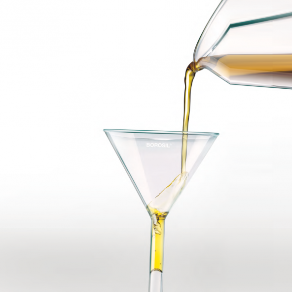 Cam Huni 75mm 10 Adetlik Set - Kısa Saplı - Yüksek Kalite - 100 Borosilikat Cam - Resim 3