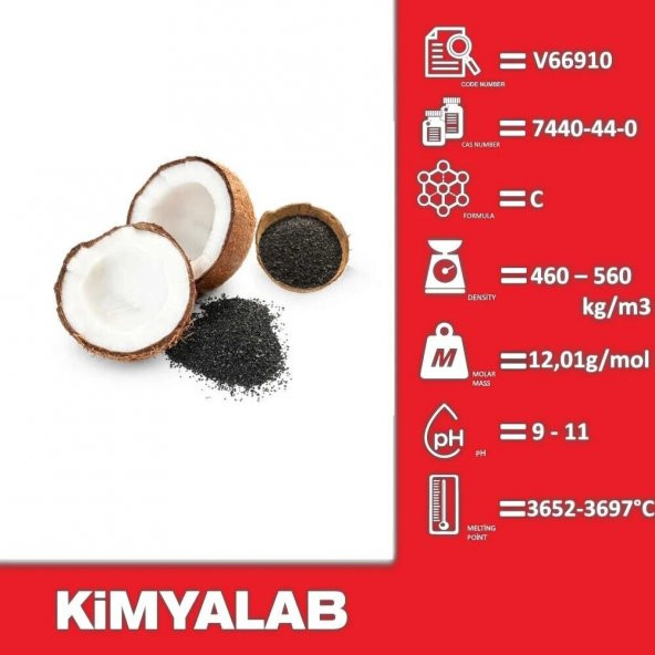 Aktif Karbon Granül 1 Kg - Coconut Bazlı - Resim 3