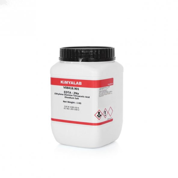 EDTA-2Na Titriplex III 1Kg/HDPE Şişe - CAS No : 6381-92-6 ürün görseli
