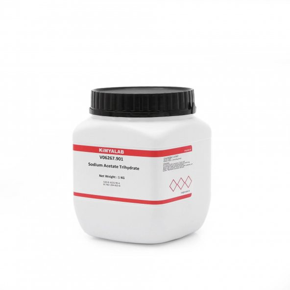 Sodyum Asetat Trihidrat 1 Kg - CAS No : 6131-90-4 - 1 kg/HDPE Şişe ürün görseli
