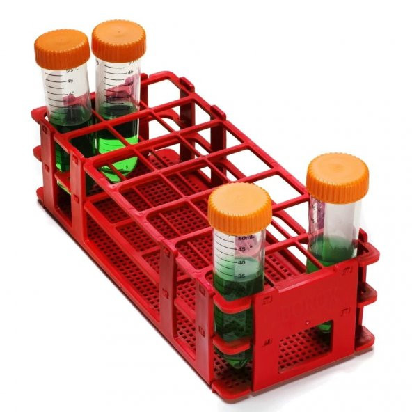 Falcon/Falkon Tüpü Standı 21 Tüplük - 30 mm - Asit, Baz, Solventlere Karşı Dayanıklıdır - Sıfır Ürün