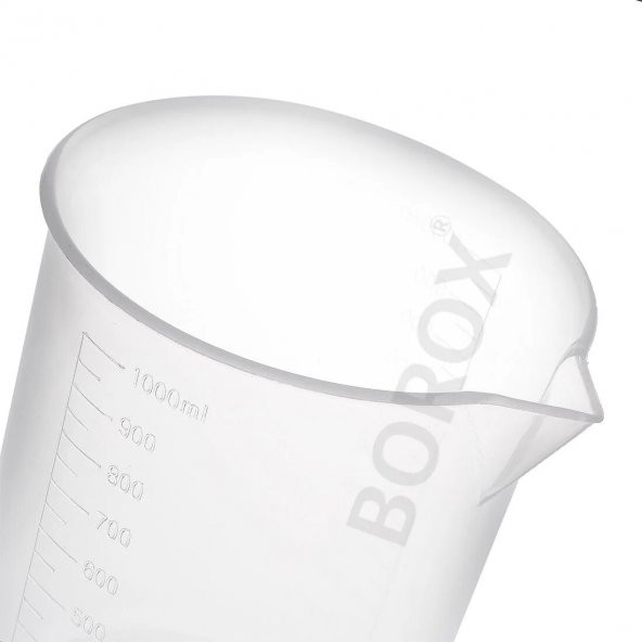 Plastik Beher 1000ml - Kabartma Dereceli Ölçülü-  Kırılmaya Dayanıklı Kalın Duvarlı -  Sıfır Ürün - 2