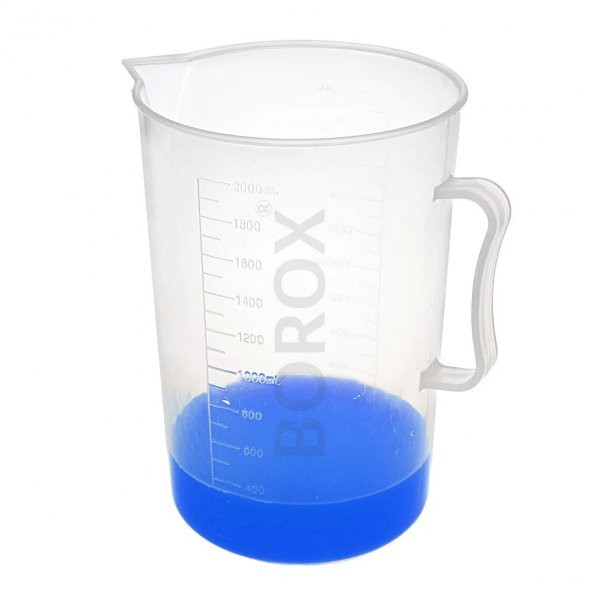 Kulplu Plastik Beher 2000 mL