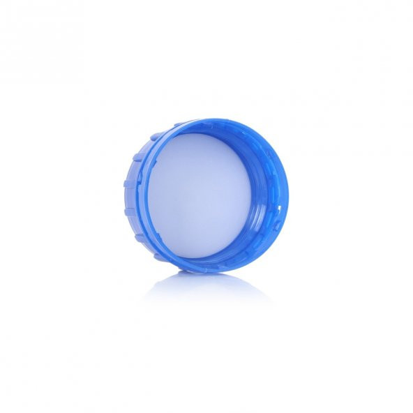 Plastik Kare Şişe 250 ml - Mavi Kapaklı Şişe - 5 Adetlik Set - 3