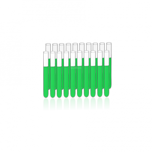 Cam Deney Tüpü 10x100 mm - 20 Adetlik Set -  Isıya Dayanıklı -  Hacim: 7ml
