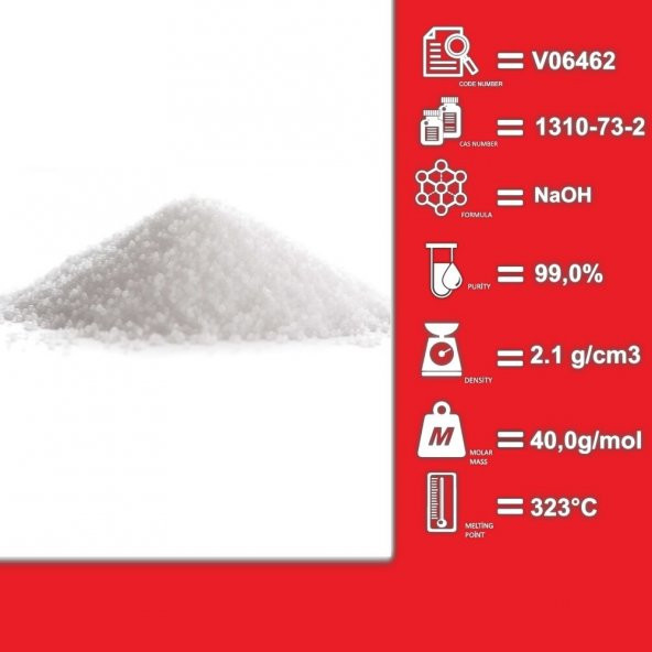 Sodyum Hidroksit Boncuk - Kostik - 1 Kg - 2