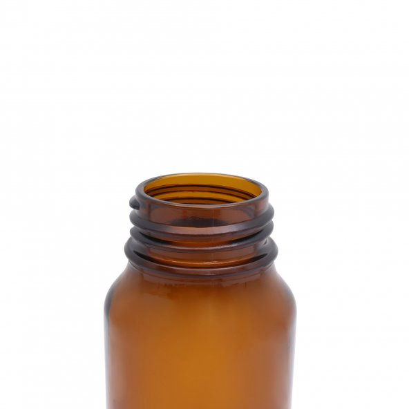 Cam Amber Şişe  500mL - Kırmızı Kapaklı - Sızdırmaz / Hava ve Isı Geçirmez - 1 Adet - 3