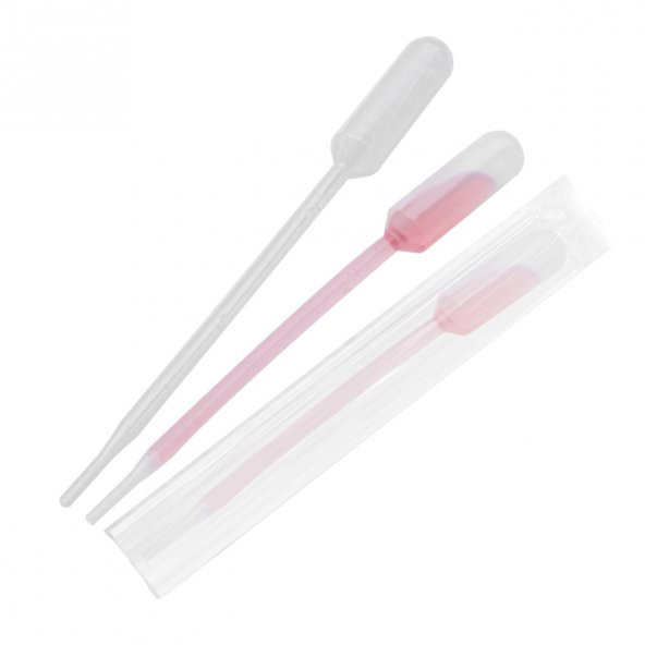 Steril Pastör Pipeti  0.5-1 ml - 100 Adetlik Paket - Tek Tek Poşetli ürün görseli