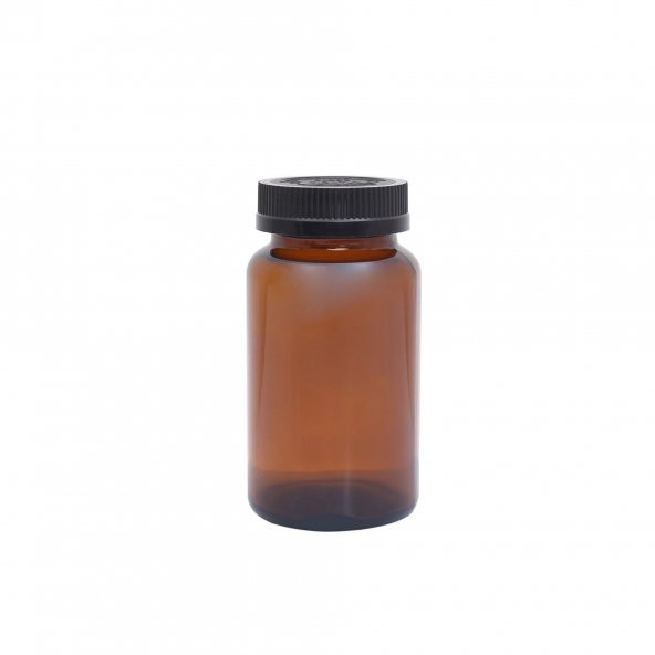 2 Adet Amber Cam Şişe 300 ml - Bastır Aç Kapaklı - 2