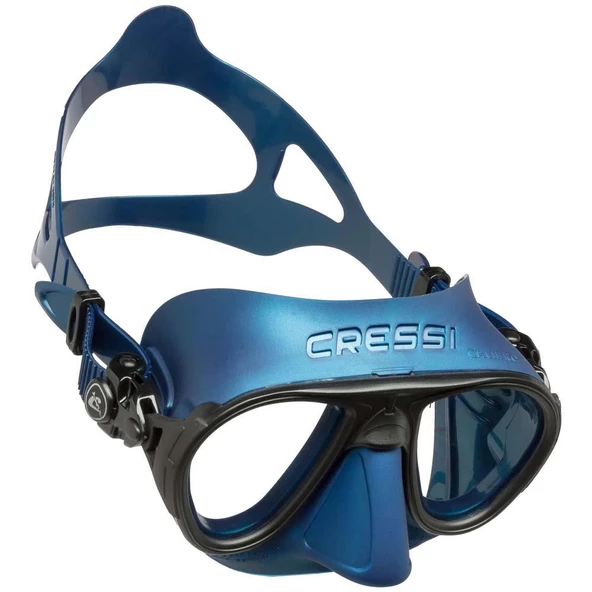 Cressi Calibro Dalış Maskesi  BLUE METAL - 1
