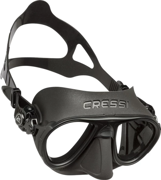 Cressi Calibro Dalış Maskesi  BLACK-BLACK