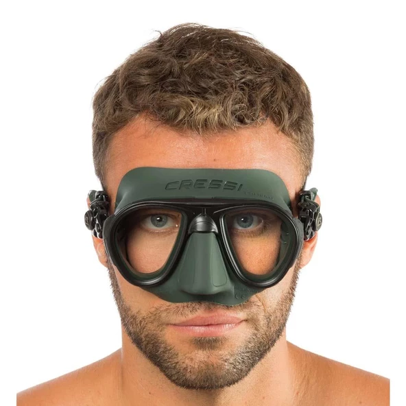 Cressi Calibro Dalış Maskesi  GREEN - 2