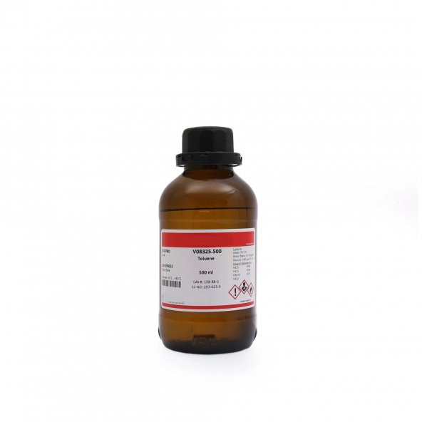 Toluen (Saflık : 99,5) - Metil Benzen 500 mL Cam Şişe