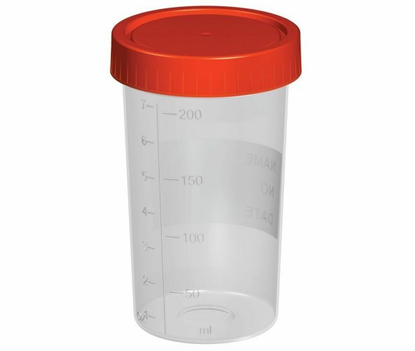 Numune Kabı 200mL - Aseptik Steril Beher 200mL - 5 Adetlik Set