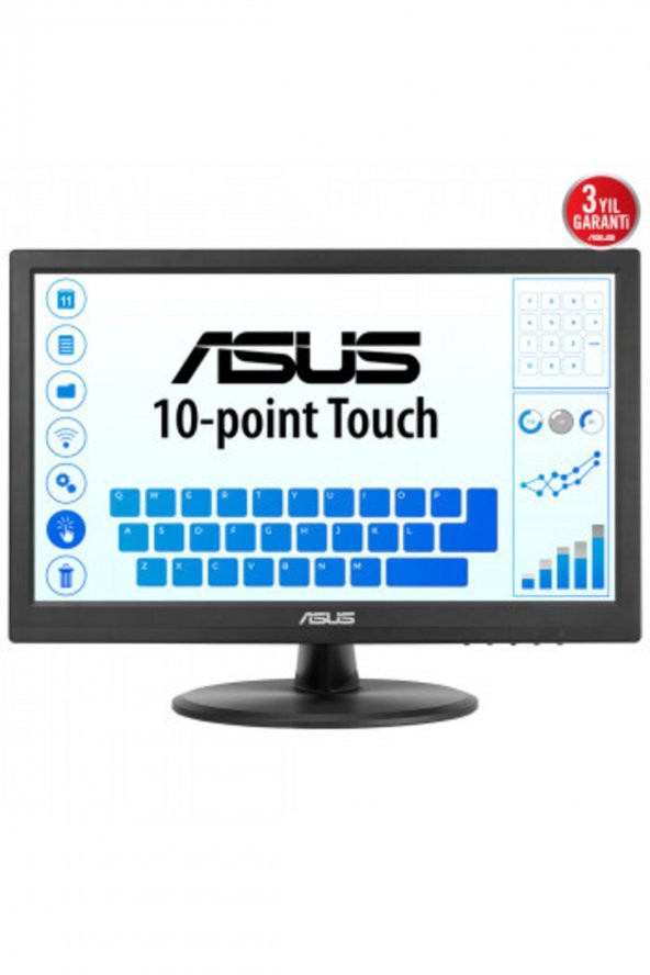 ASUS  15.6 Vt168hr Tn Hd 5ms 60hz Hdmı Vga Dokunmatik