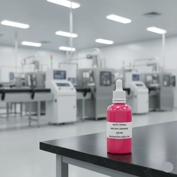 Metil Oranj 100 mL İndikatör Çözeltisi / Methyl Orange / Yüksek Kaliteli / Zurih Lab - Resim 4