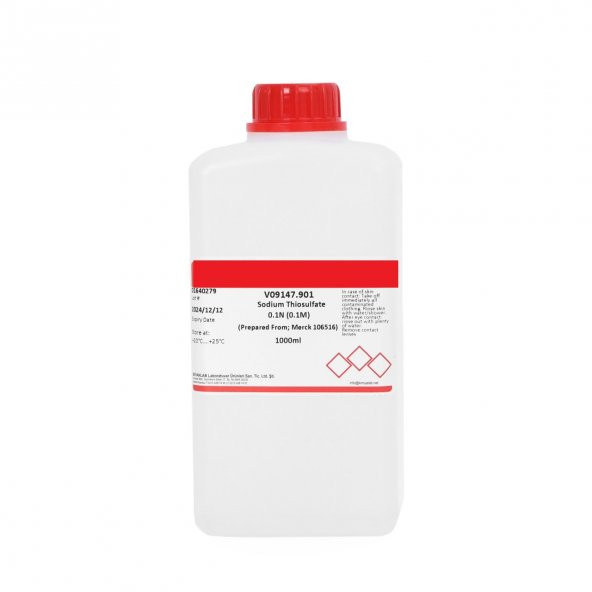 Sodyum Tiyosülfat Çözeltisi 1Litre - Sodium Thiosulfate 0.1N