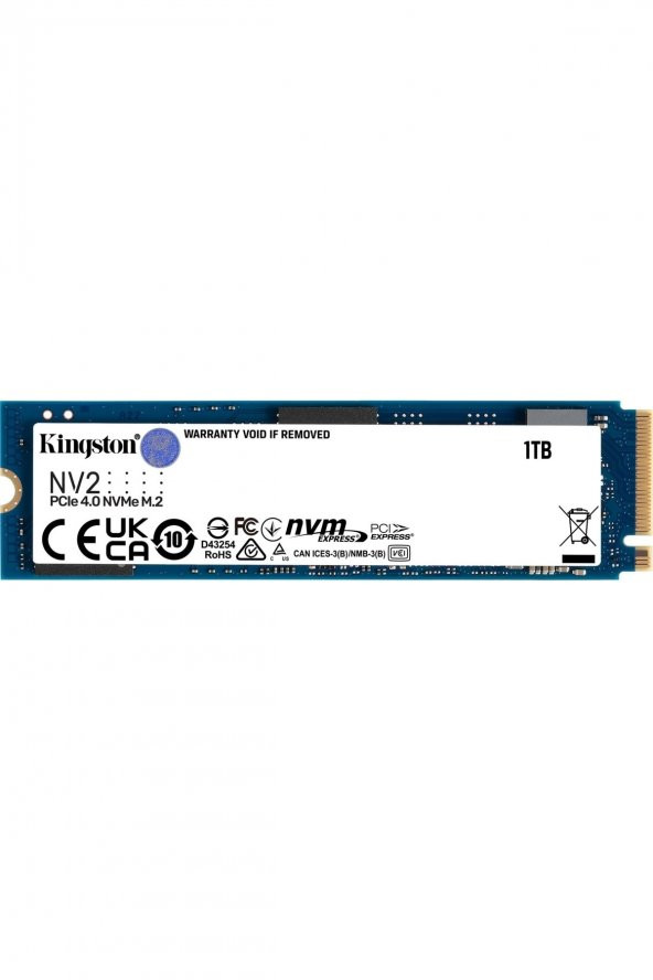 Kingston  Nv2 1tb 3500mb/2100mbs Nvme Pcıe M2 Ssd Snv2s/1000g - 1