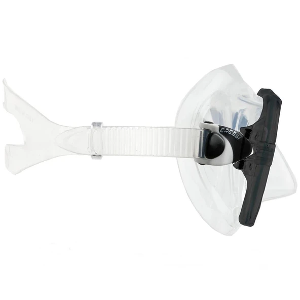 Cressi Ocean Dalış Maskesi  CLEAR-FRAME BLACK - 3