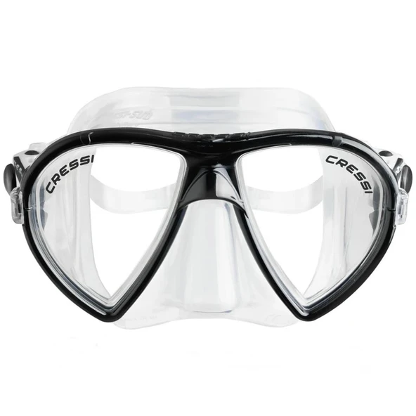 Cressi Ocean Dalış Maskesi  CLEAR-FRAME BLACK - 4